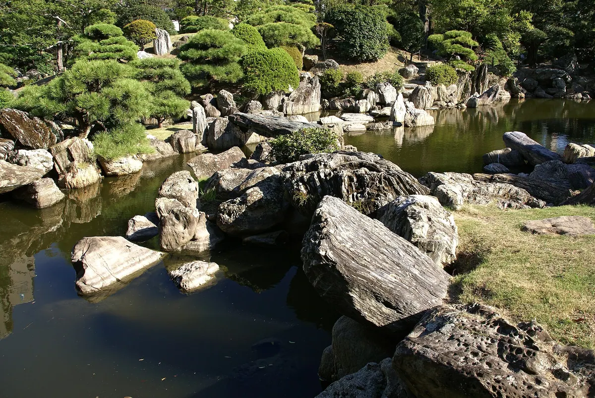 Old Tokushima Castle Omotegoten Garden