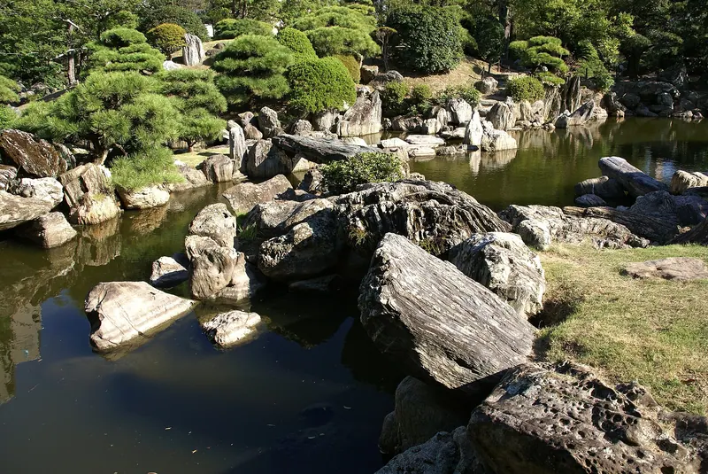 Old Tokushima Castle Omotegoten Garden
