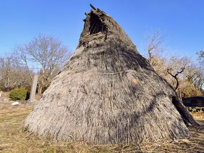 Intate stone age settlement ruins